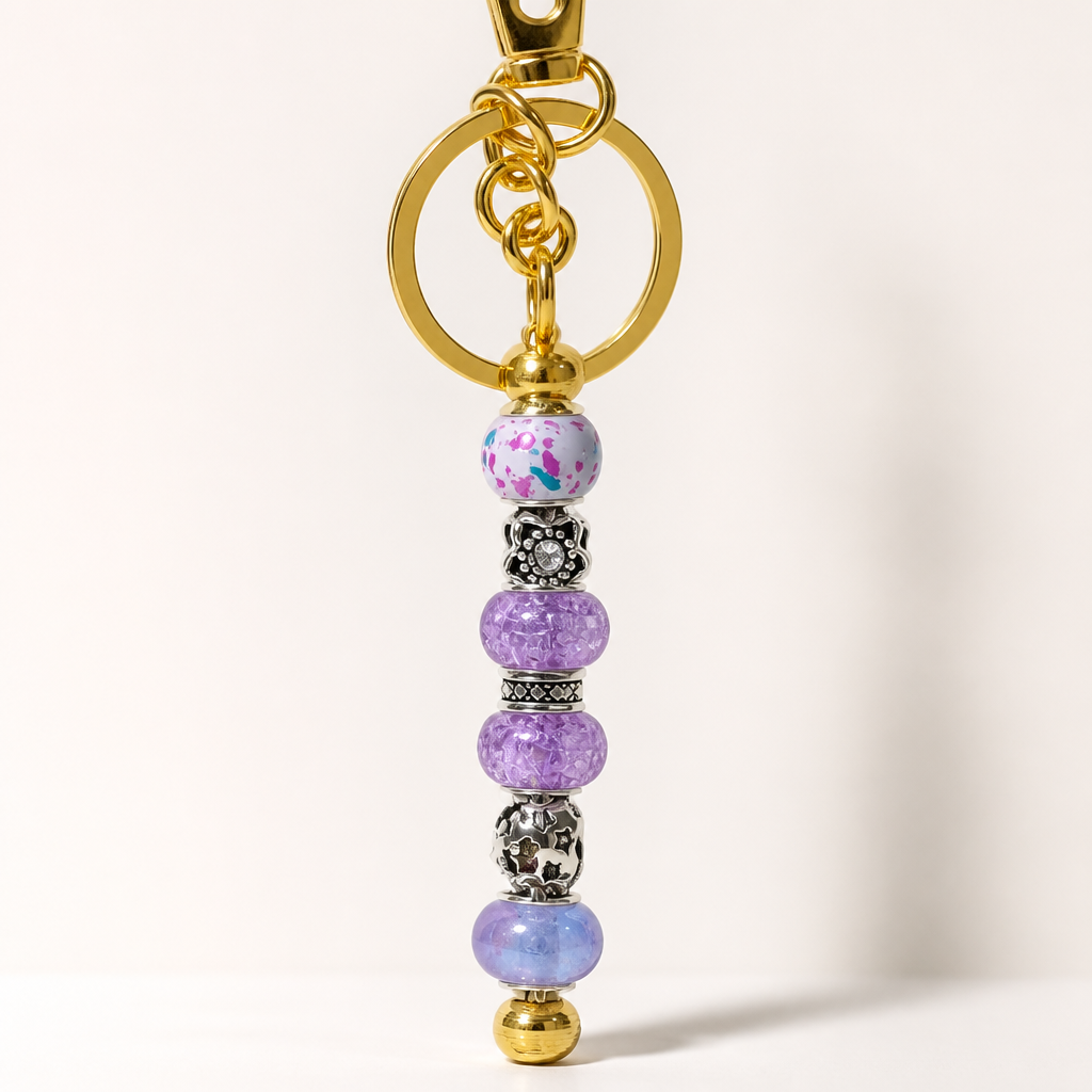 Purple key chain