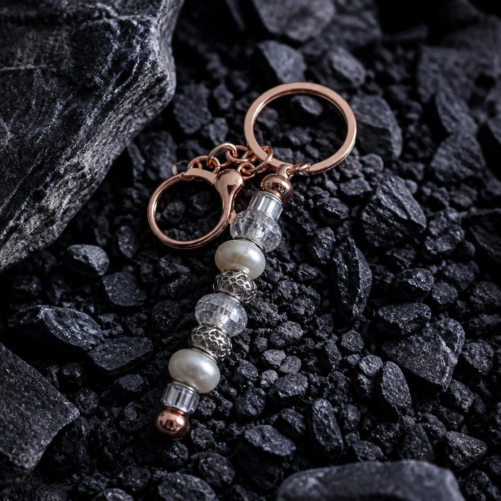 White key chain