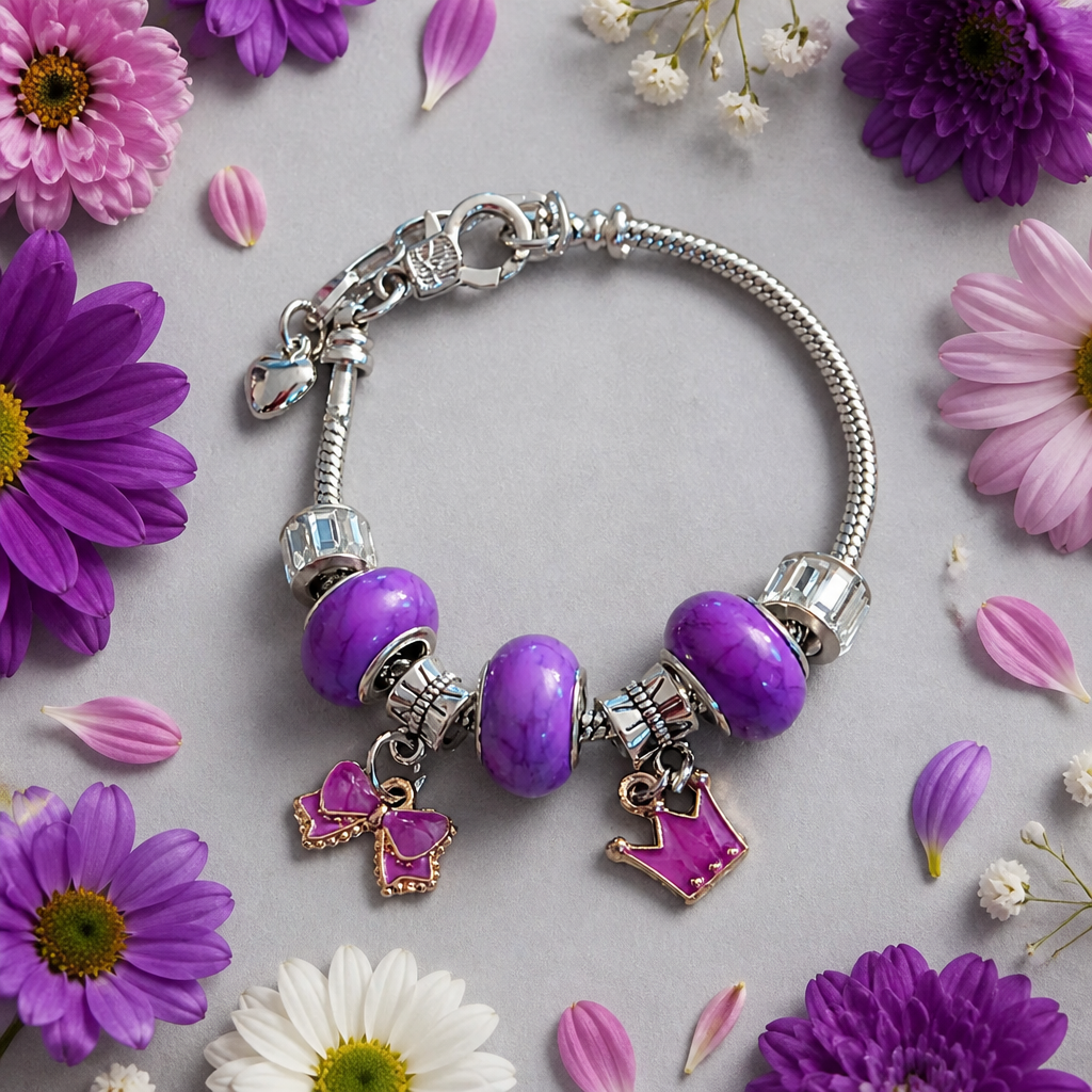 Kids Purple Bow #211